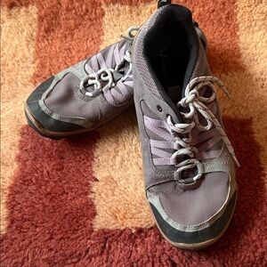 Women's Athletic Shoes in Gray and purple